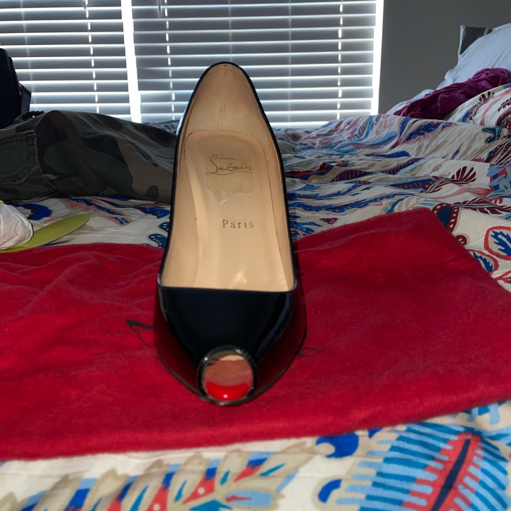 Christian Louboutin Black Patent Leather Heels